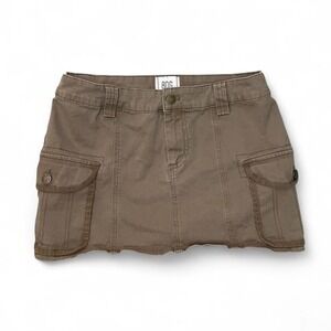 BDG Khaki Cargo Mini Skirt